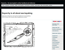 Tablet Screenshot of kayarchy.com